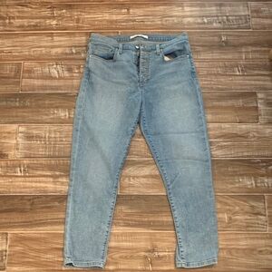 Joe’ Jeans Surrey Light Wash High-Rise Button-Fly Jeans SZ 30